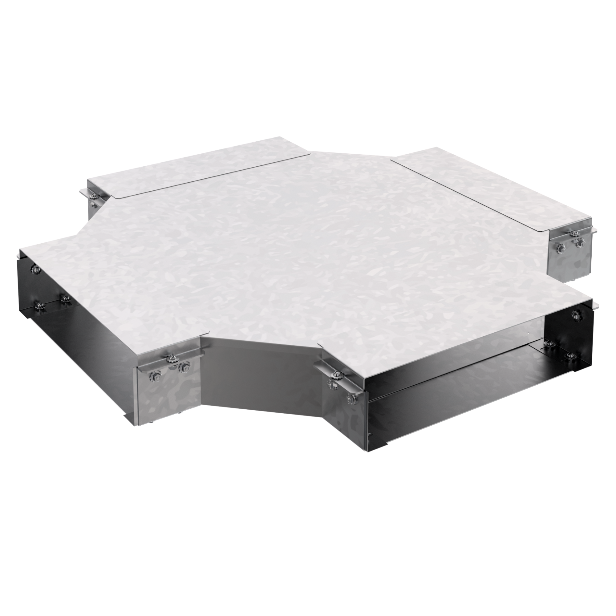 Короб угловой крестообразный горизонтальный КУКГ.200.50.650.1,5.6